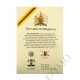 9th/12th Royal Lancers Oath Of Allegiance Certificate